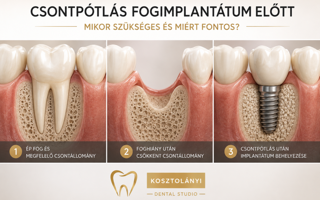 Csontpótlás fogimplantátum előtt